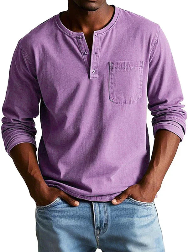 Sommerfeld | Henleyshirt mit langen Ärmeln (1 kaufen, 1 GRATIS dazu)