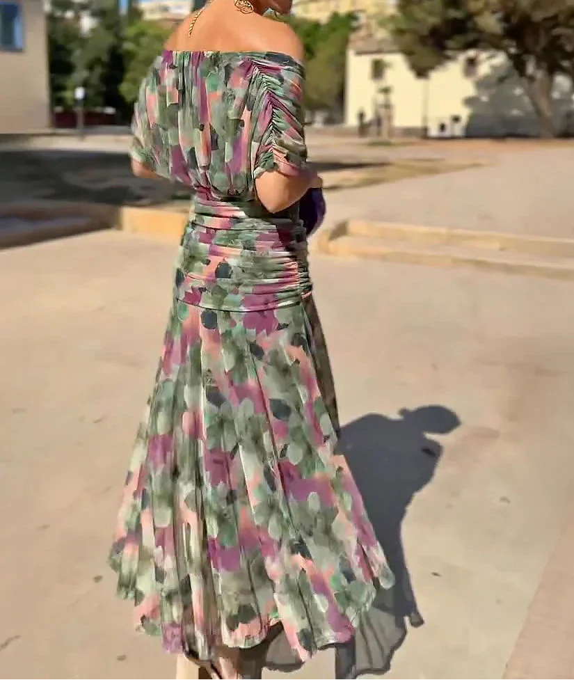 Lady™ - Elegantes Maxikleid für festliche Anlässe mit V-Ausschnitt