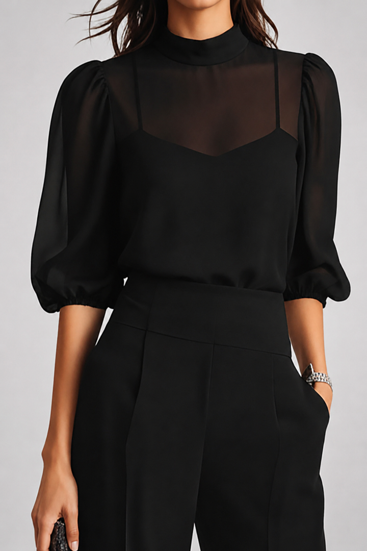 Amara | Dreiteiliges Chiffon-Set