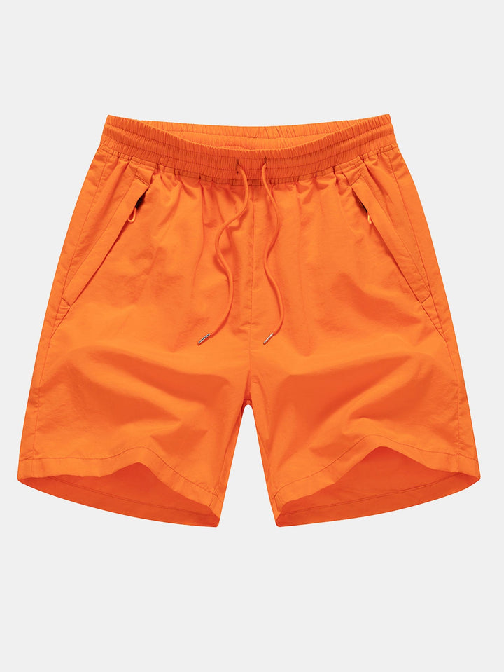 Hemd mit Blumenpflanzenmuster und Knopfleiste sowie Shorts zum Schwimmen