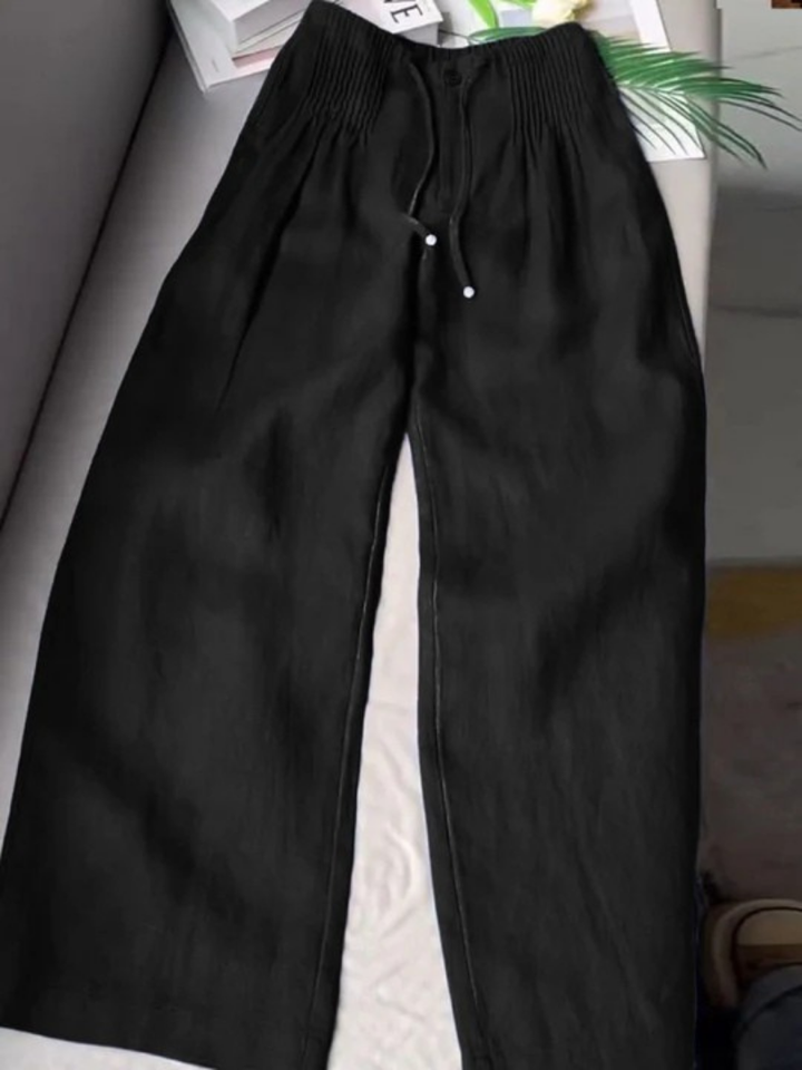Sommerfeld | Weite Leinenhose für Damen (1 Kaufen, 1 GRATIS dazu)