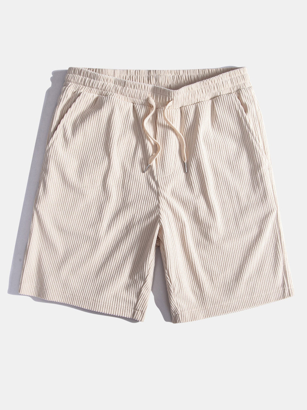 Kurzärmeliges Corduroy Kubanisches Hemd & Shorts