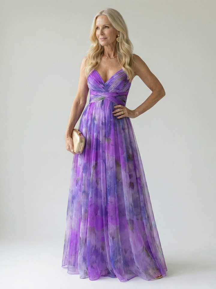 Charlotte | Weiches Wickel-Maxikleid