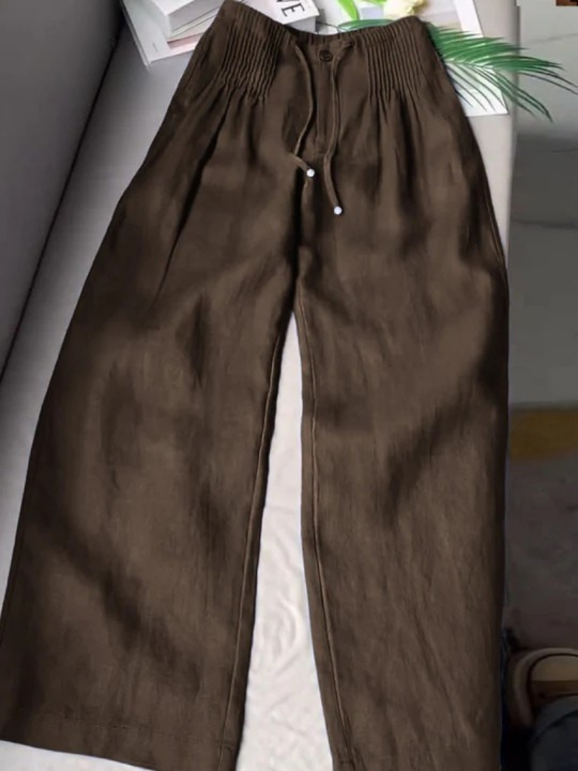 Sommerfeld | Weite Leinenhose für Damen (1 Kaufen, 1 GRATIS dazu)