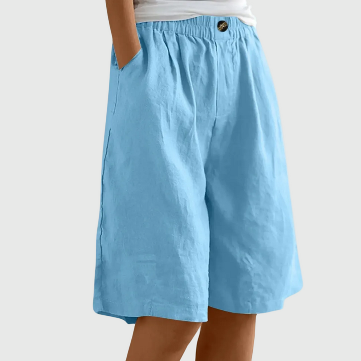 Sommerfeld | Luftige Shorts mit weitem Bein (1 kaufen, 1 GRATIS dazu)