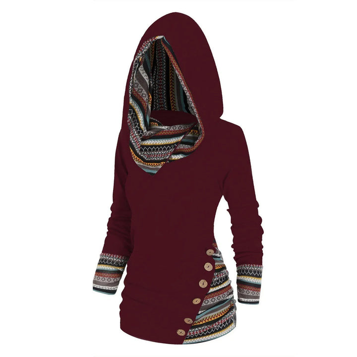 Sommerfeld | Gemusterter Hoodie für Damen