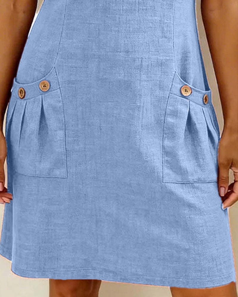 Sommerfeld | Leinenkleid in A-Linie