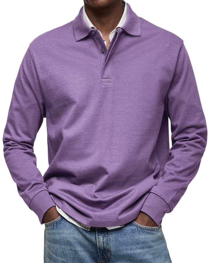 Sommerfeld | Langarm-Poloshirt für Herren (1 kaufen – 1 GRATIS dazu)