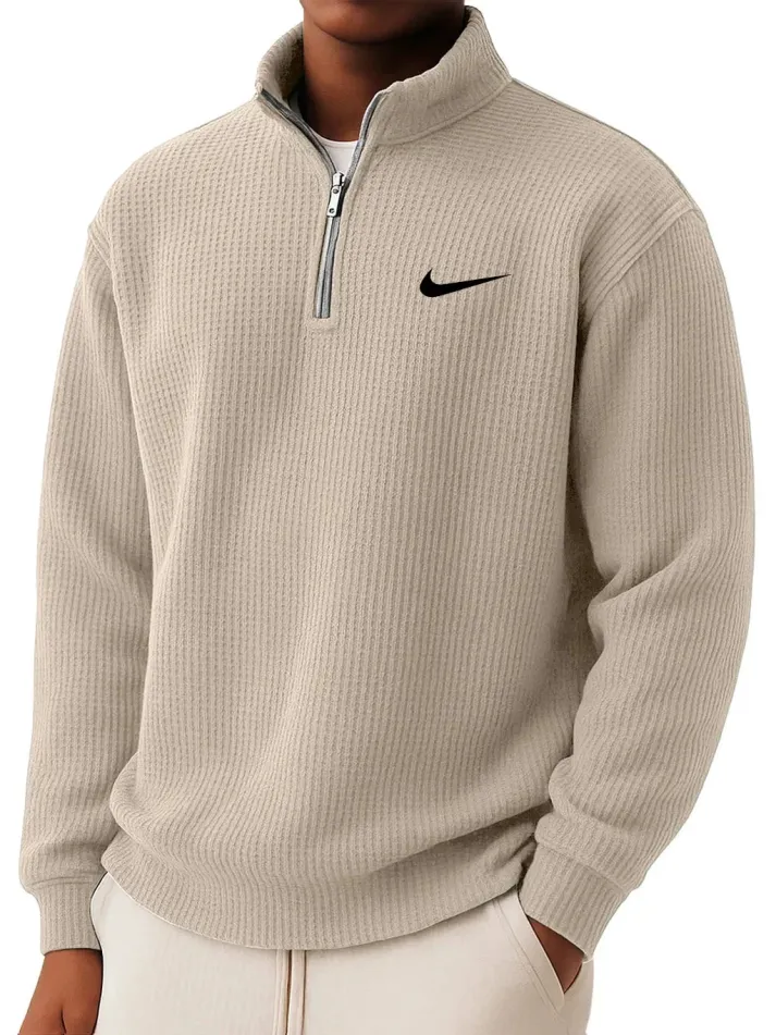 Sommerfeld | Sweatshirt mit Kragen und halbem Reißverschluss (1 kaufen, 1 GRATIS dazu)