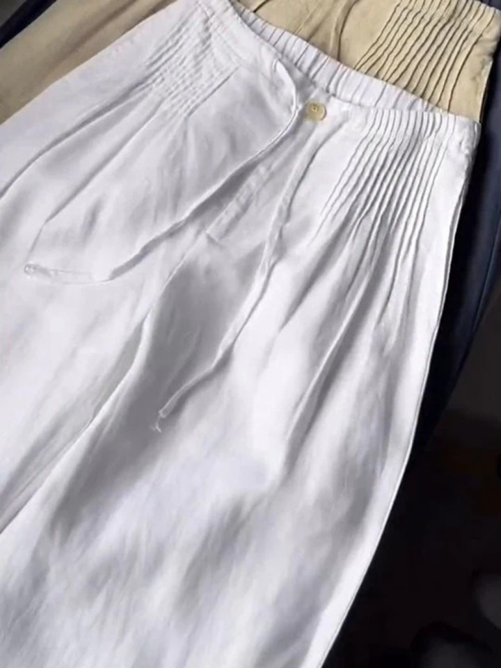 Sommerfeld | Weite Leinenhose für Damen (1 Kaufen, 1 GRATIS dazu)