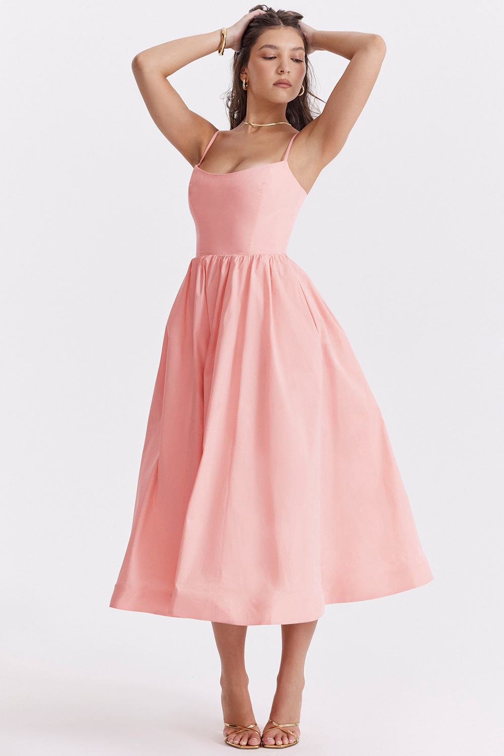 Sommerfeld | Elegantes Korsett Sommer Midi Kleid
