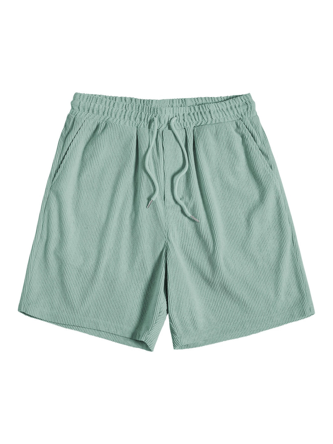Kurzärmeliges Corduroy Hemd mit Knöpfen & Shorts