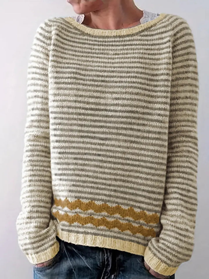 Sommerfeld | Gestreifter Strickpullover