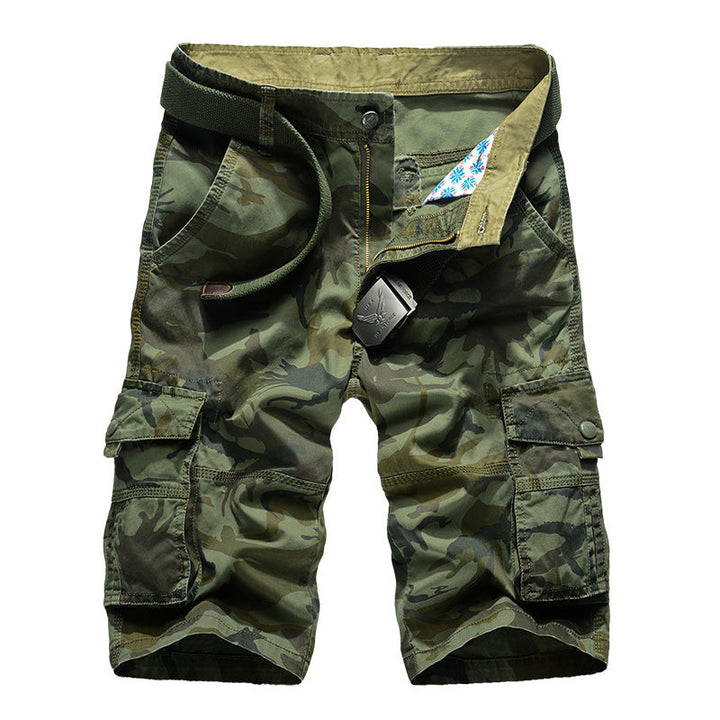 Sommerfeld | Lässige Baumwoll Camouflage Herren Shorts (1 kaufen, 1 GRATIS dazu)