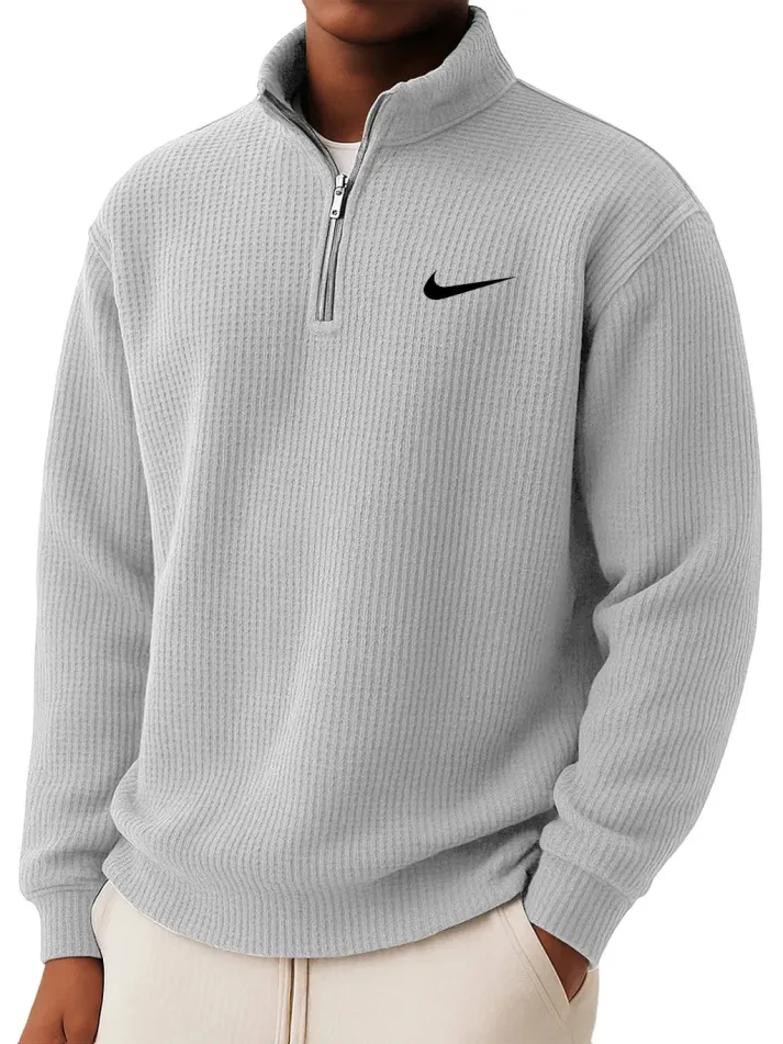 Sommerfeld | Sweatshirt mit Kragen und halbem Reißverschluss (1 kaufen, 1 GRATIS dazu)