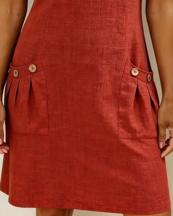 Sommerfeld | Leinenkleid in A-Linie
