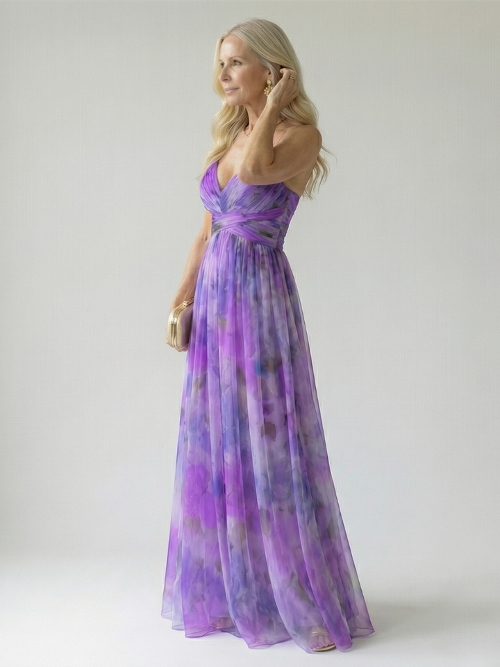Charlotte | Weiches Wickel-Maxikleid