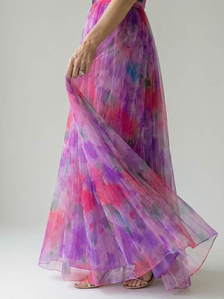 Charlotte | Weiches Wickel-Maxikleid