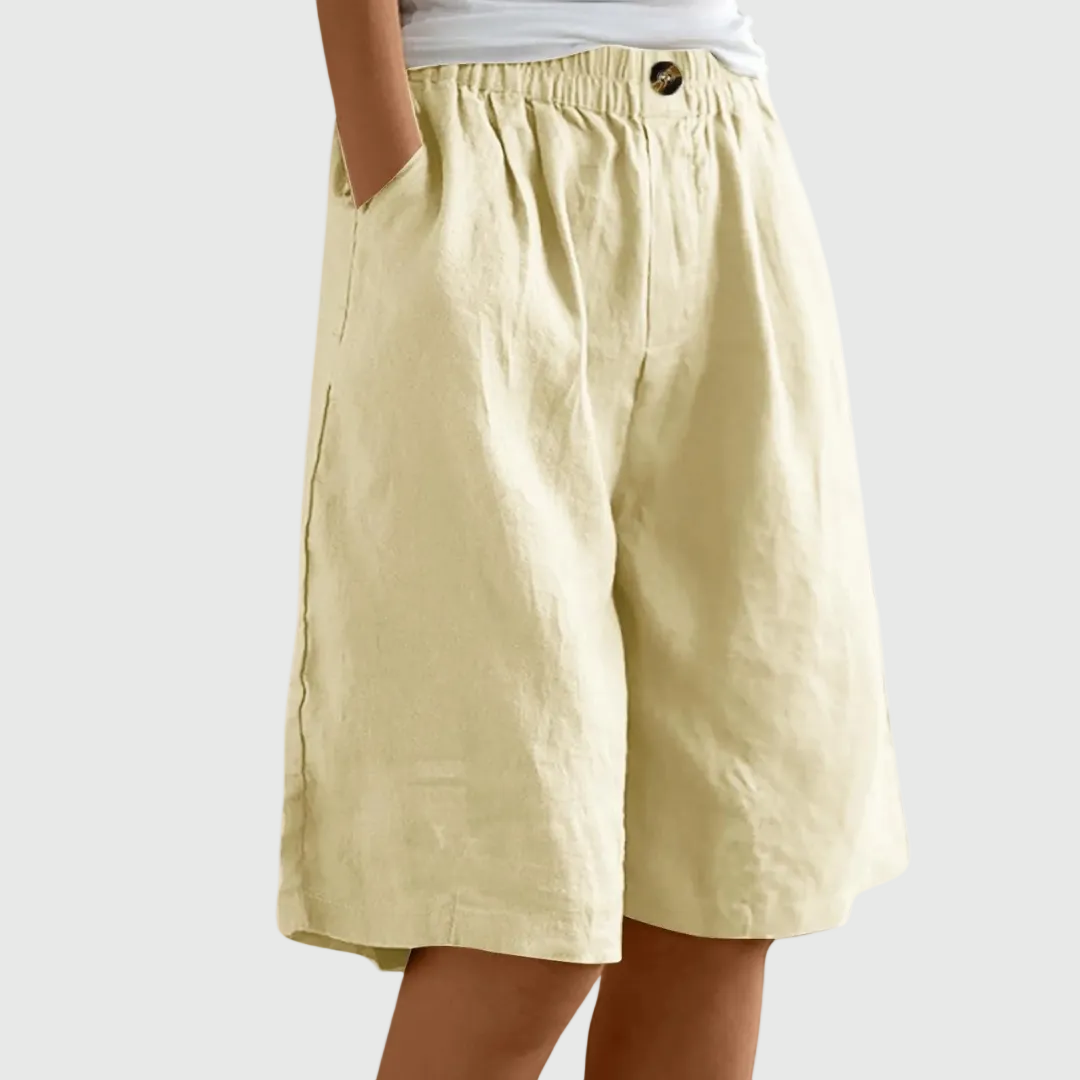 Sommerfeld | Luftige Shorts mit weitem Bein (1 kaufen, 1 GRATIS dazu)