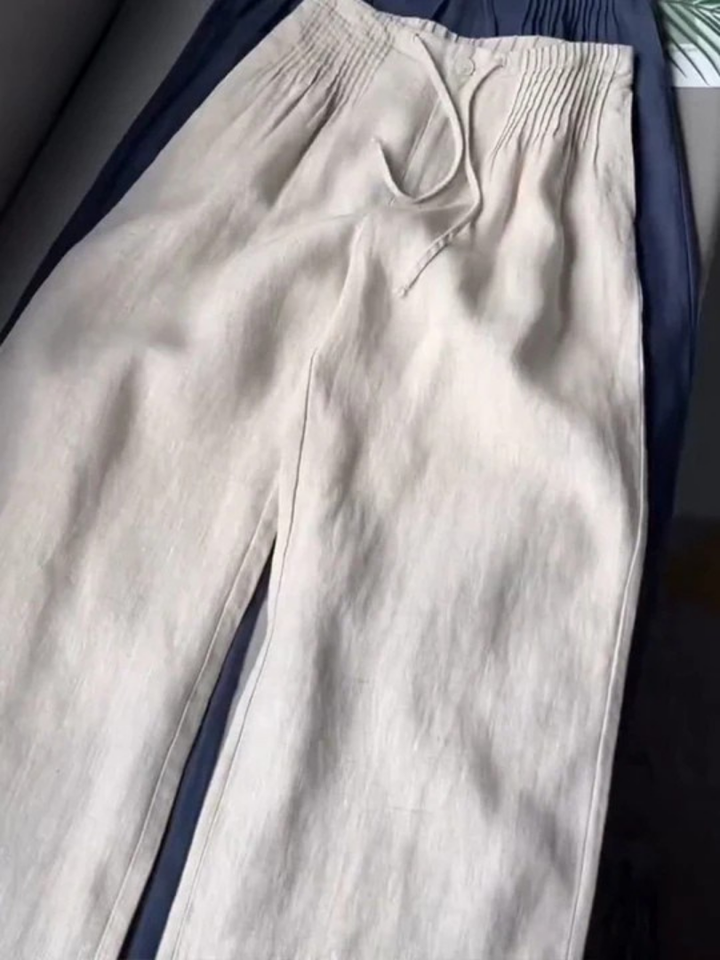 Sommerfeld | Weite Leinenhose für Damen (1 Kaufen, 1 GRATIS dazu)