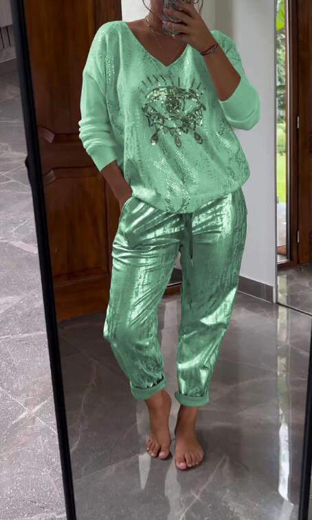 Clea | Strahlendes Zweiteiler-Set