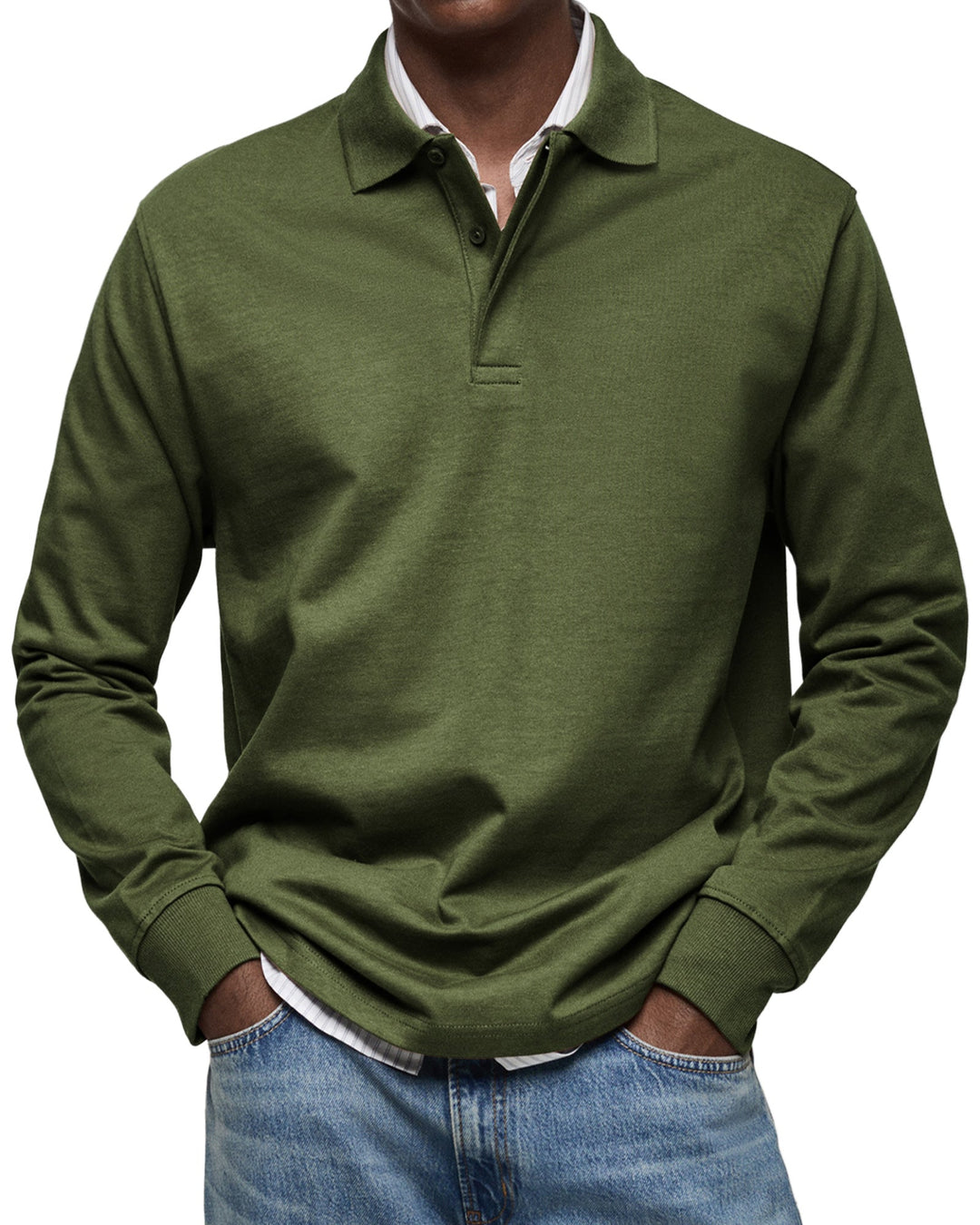 Sommerfeld | Langarm-Poloshirt für Herren (1 kaufen – 1 GRATIS dazu)