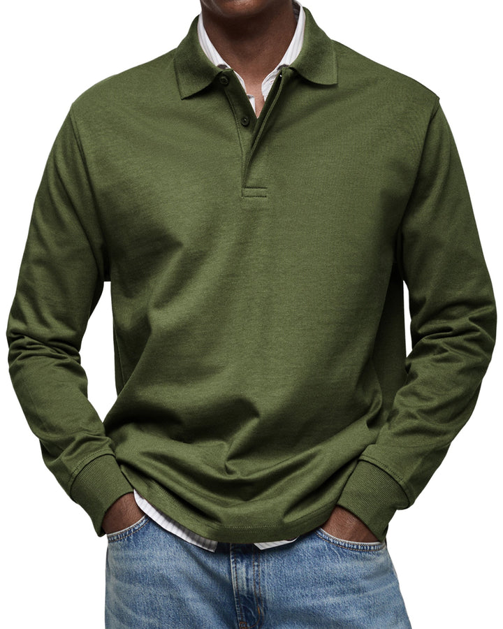 Sommerfeld | Langarm-Poloshirt für Herren (1 kaufen – 1 GRATIS dazu)