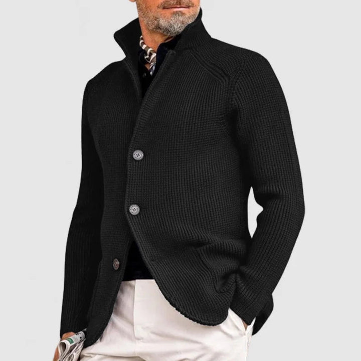 Sommerfeld | Herren-Strickjacke mit Stehkragen