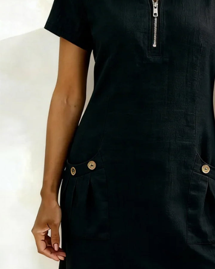 Sommerfeld | Leinenkleid in A-Linie