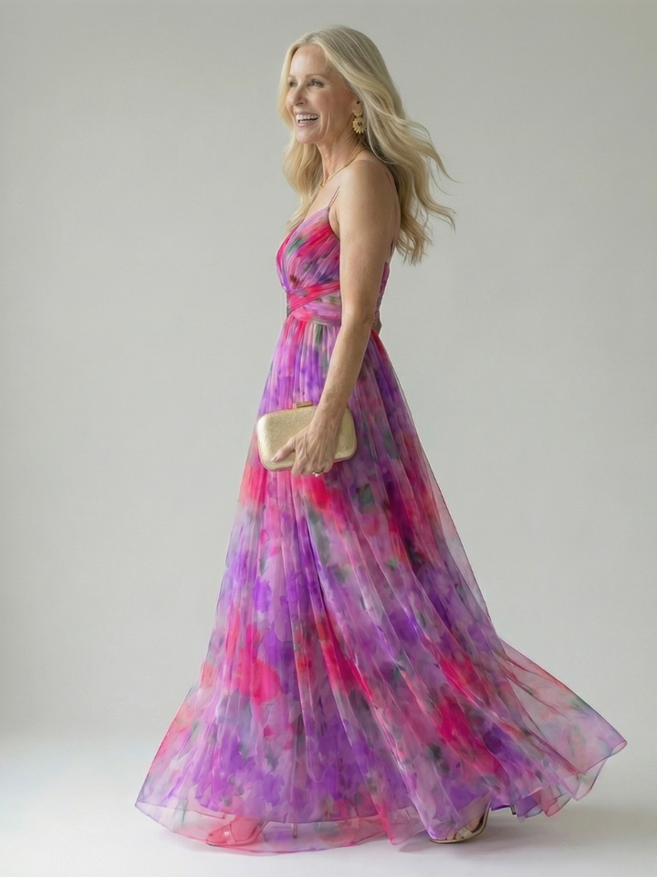 Charlotte | Weiches Wickel-Maxikleid