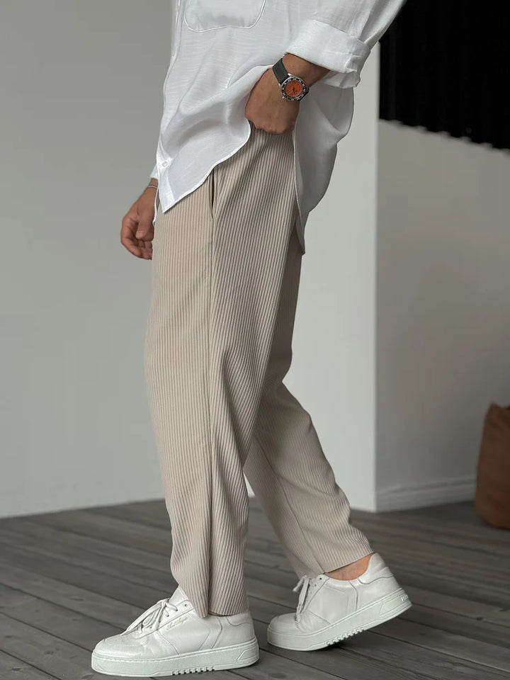 Sommerfeld™ | Herren Relax Fit Plissee Hose – Eleganter und Bequemer Alltags- und Business-Look