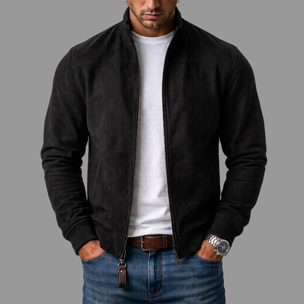 Sommerfeld | Elegante Wildleder-Bomberjacke für Herren (1 Kaufen, 1 GRATIS dazu)