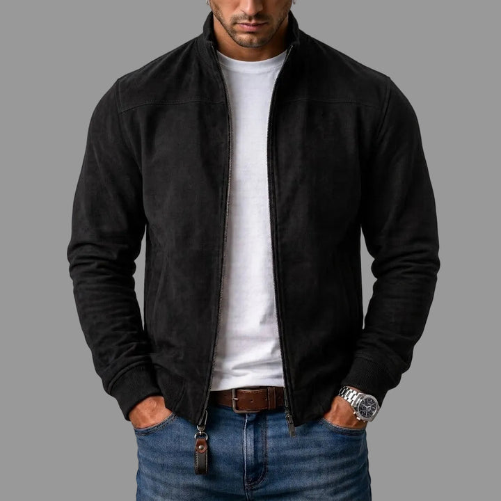 Sommerfeld | Elegante Wildleder-Bomberjacke für Herren (1 Kaufen, 1 GRATIS dazu)