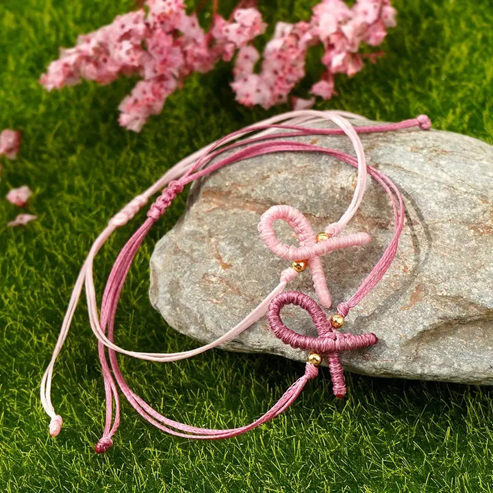 Armband aus Perlenband | Brustkrebs unterstützen – 1+1 gratis