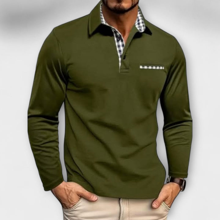 Sommerfeld | Klassisches Langarm-Poloshirt (1 kaufen, 1 GRATIS dazu)