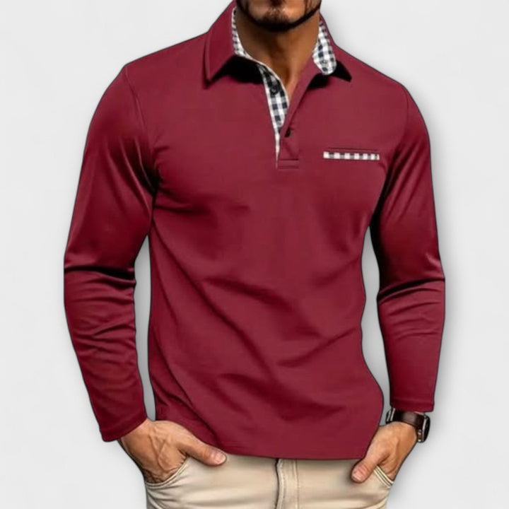 Sommerfeld | Klassisches Langarm-Poloshirt (1 kaufen, 1 GRATIS dazu)