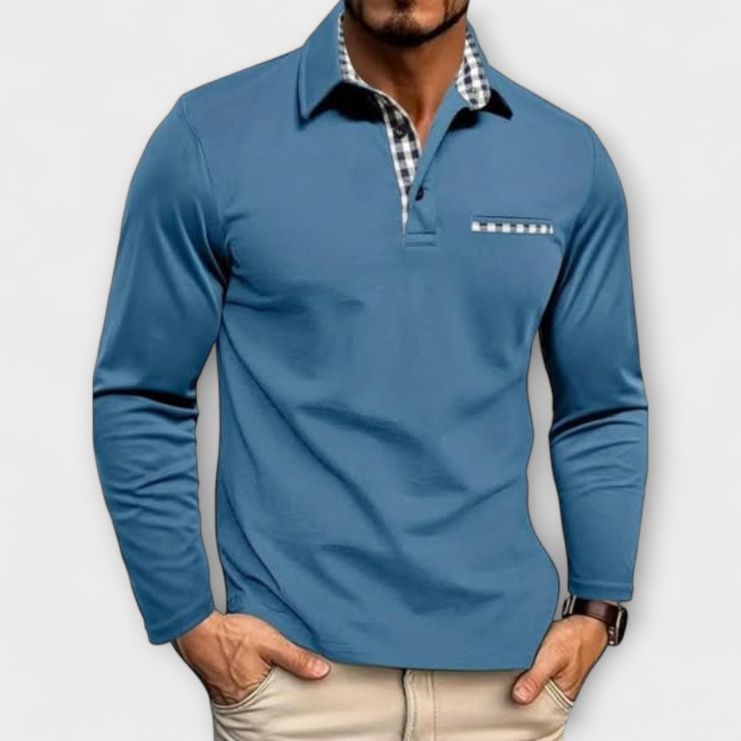 Sommerfeld | Klassisches Langarm-Poloshirt (1 kaufen, 1 GRATIS dazu)