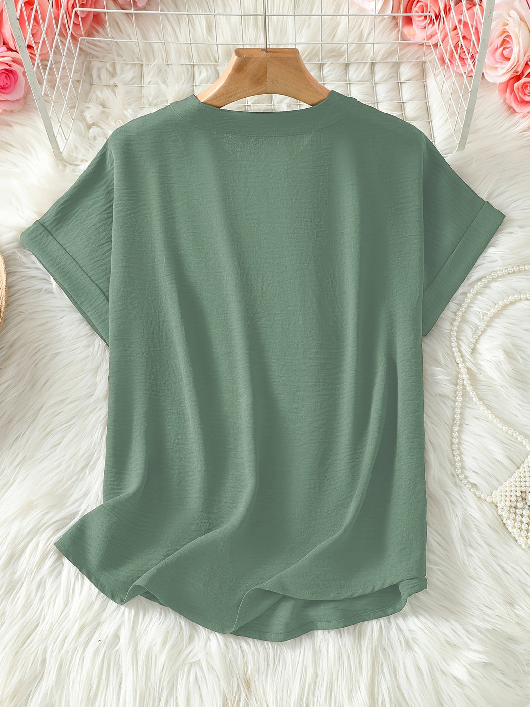 Sommerfeld | Locker sitzende Bluse mit V-Ausschnitt (2 Kaufen, 1 GRATIS dazu)