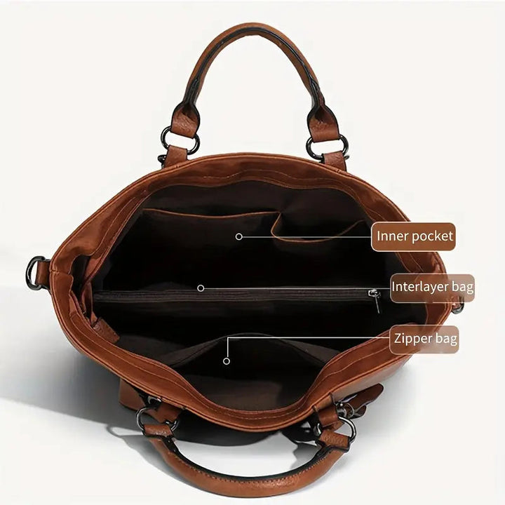 Anita | Vintage-Tasche aus Kunstleder