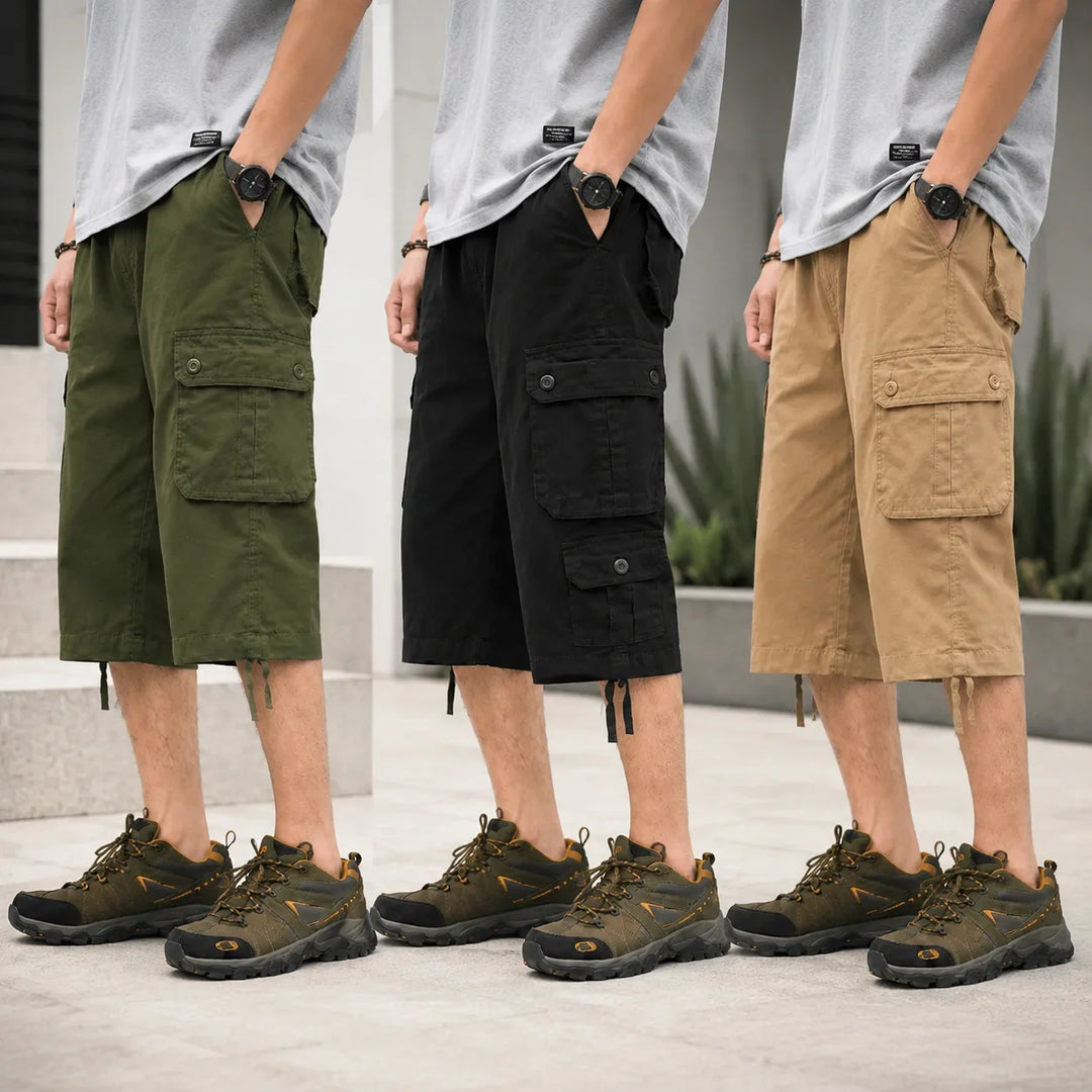 Sommerfeld | 3er-Pack Cargo-Shorts mit 6 Taschen