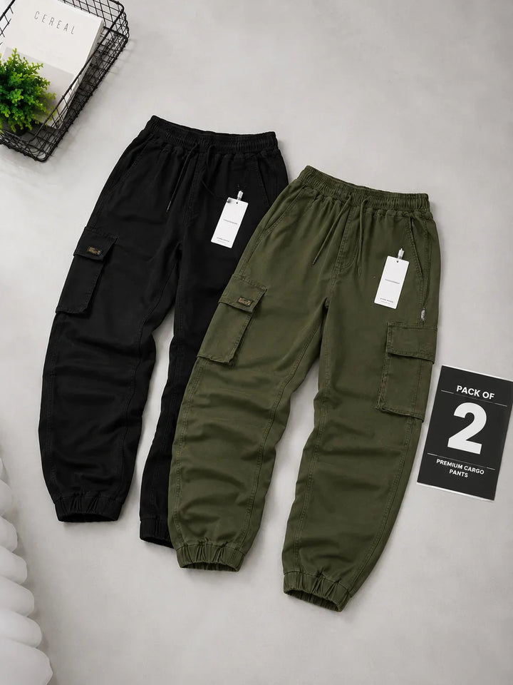 Sommerfeld | Cargo-Jogginghose mit 6 Taschen (2er pack)