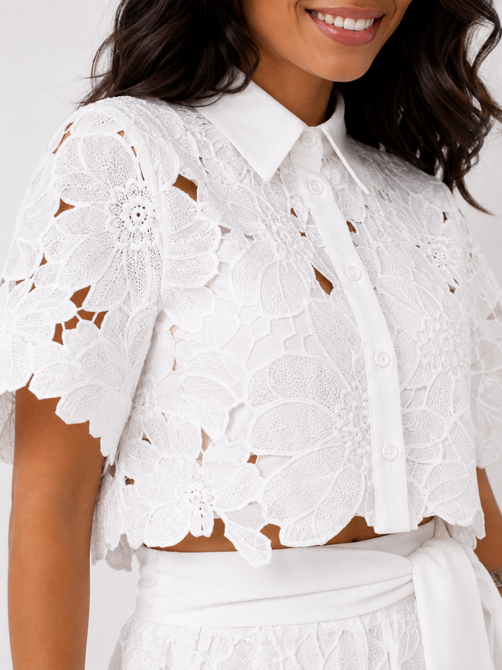 Sommerfeld | Elegantes Spitzen-Zweiteiler-Set