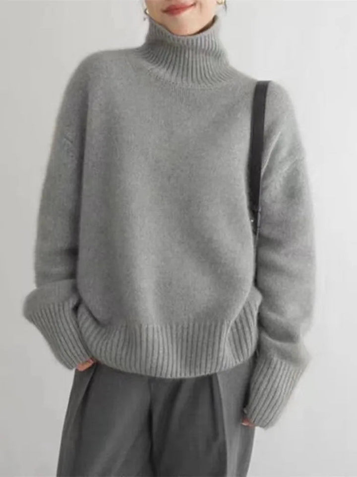 Sommerfeld | Strickpullover mit Rollkragen