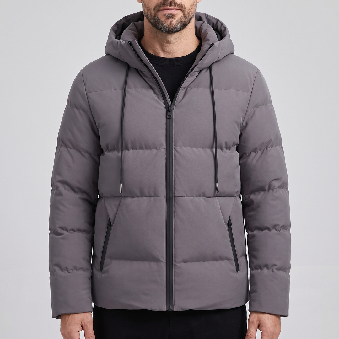 Sommerfeld | Gefütterte Herrenjacke mit Kapuze