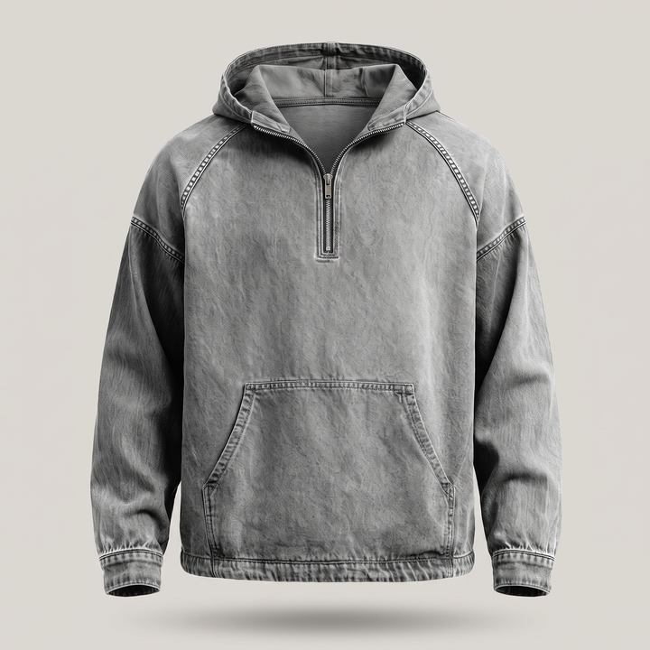 Sommerfeld | Denim-Hoodie für Herren (1 kaufen, 1 GRATIS dazu)