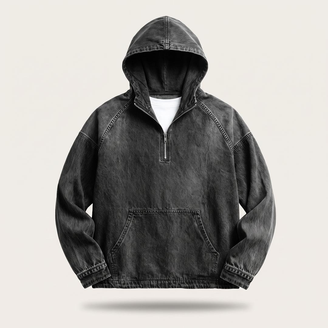 Sommerfeld | Denim-Hoodie für Herren (1 kaufen, 1 GRATIS dazu)
