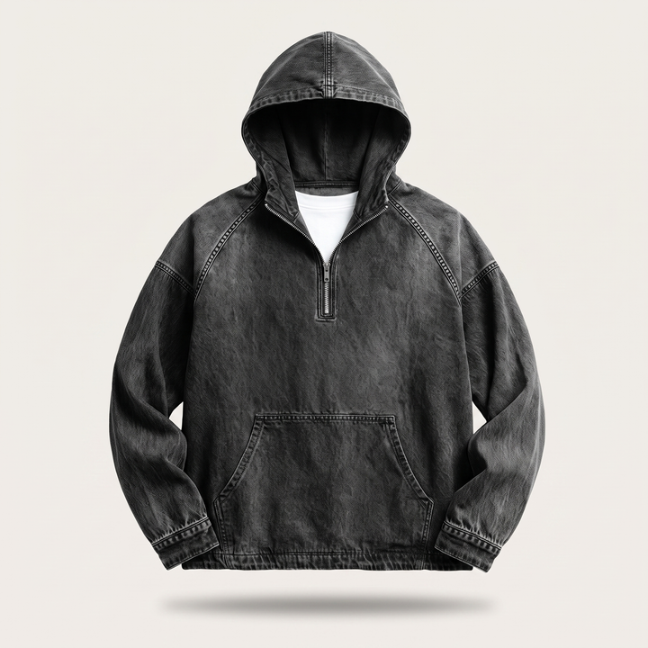 Sommerfeld | Denim-Hoodie für Herren (1 kaufen, 1 GRATIS dazu)