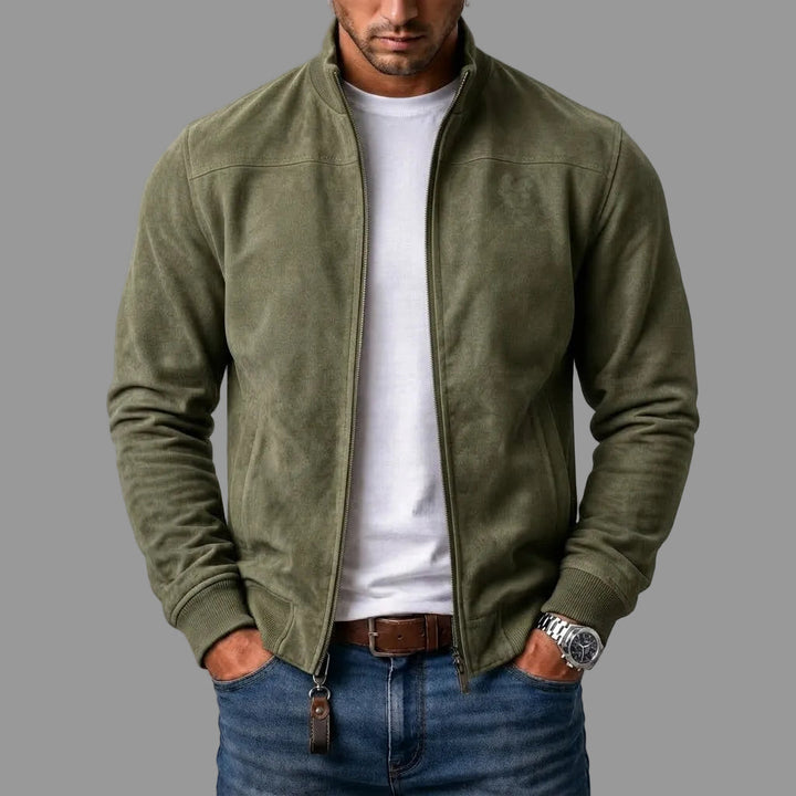 Sommerfeld | Elegante Wildleder-Bomberjacke für Herren (1 Kaufen, 1 GRATIS dazu)
