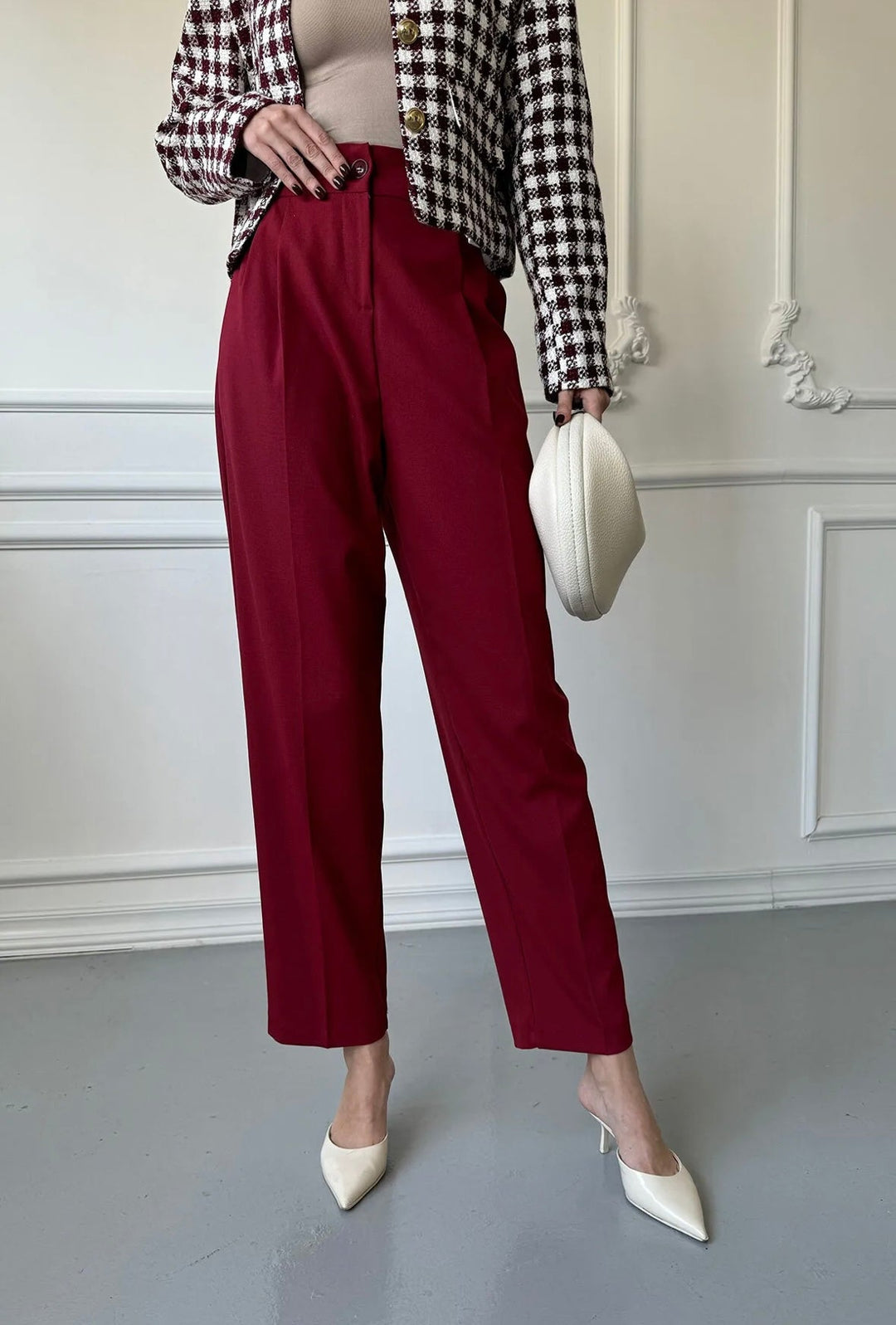 STEFANIE | VIELSEITIGE KLASSISCHE SLIM-FIT-ANZUGHOSE