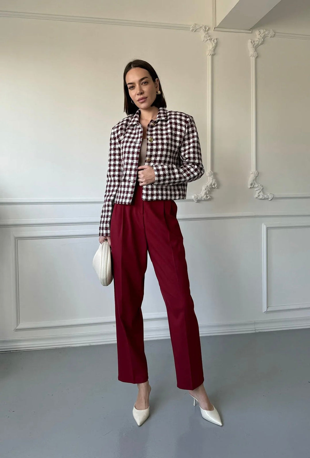 STEFANIE | VIELSEITIGE KLASSISCHE SLIM-FIT-ANZUGHOSE